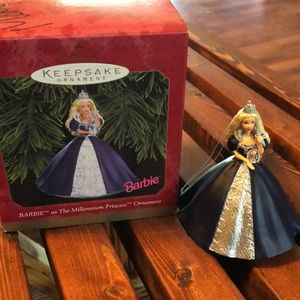 Holiday Barbie Keepsake Orn. Millennium Princess